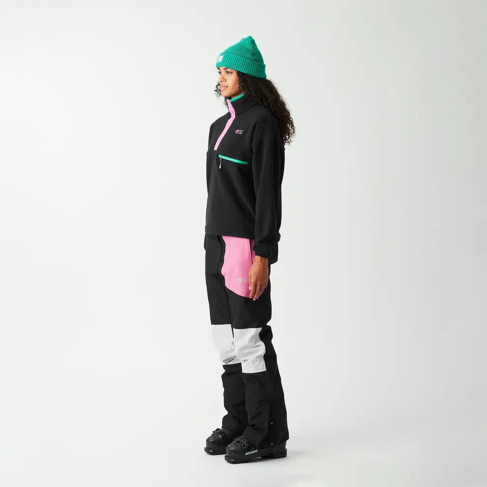 Picture Organic Damski Polar Arcca 1/4 Zip Black