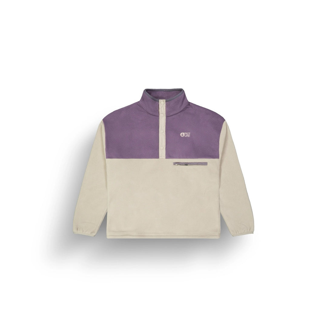 Picture Organic Meski Polar Arcca 1/4 Zip Pure Cashmere