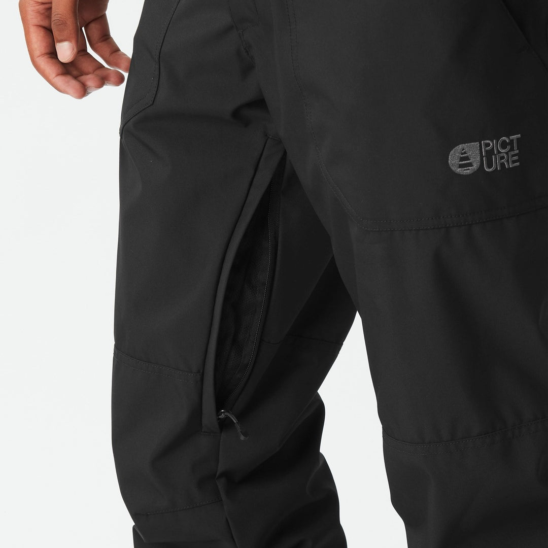 Picture Organic Meskie Spodnie Plan 10/10 Black