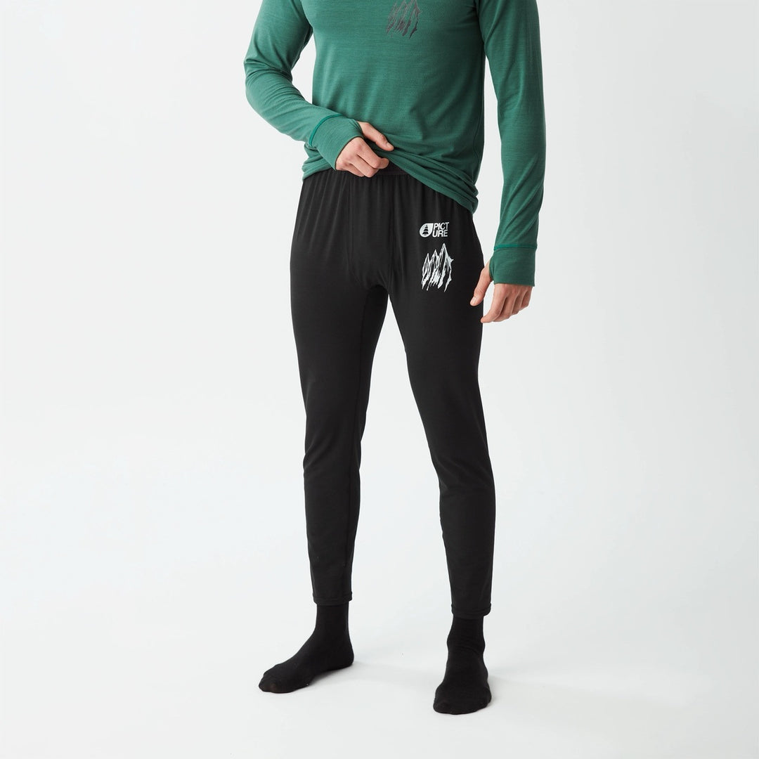 Picture Organic Meskie Spodnie Termiczne Lhotse Black