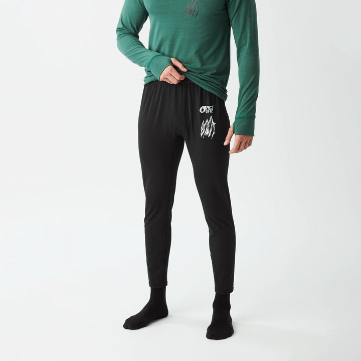 Picture Organic Meskie Spodnie Termiczne Lhotse Black