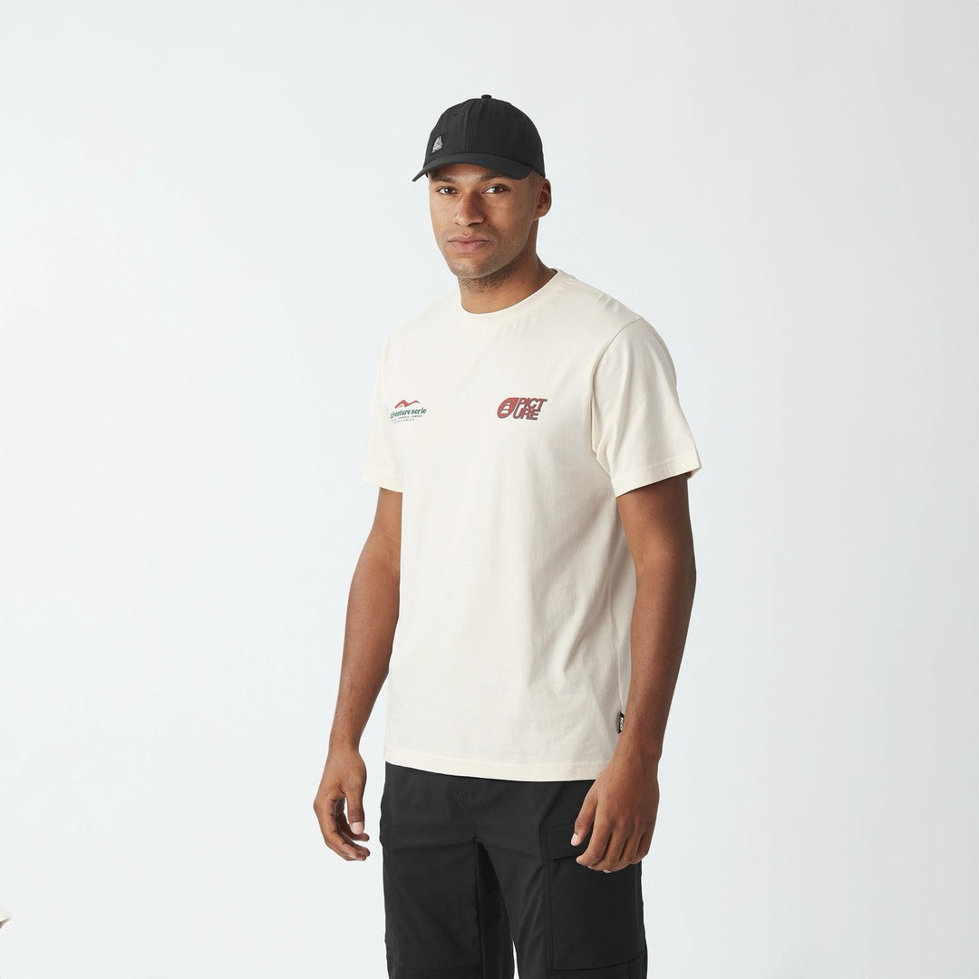 Picture Organic Meski T-Shirt D&amp;S Chamonix S/S Natural White