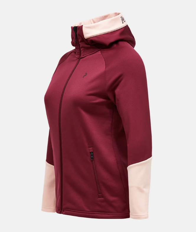 Peak Performance Damska Bluza Rider Essentials Zip Vertical Zenith/Peach Fuzz
