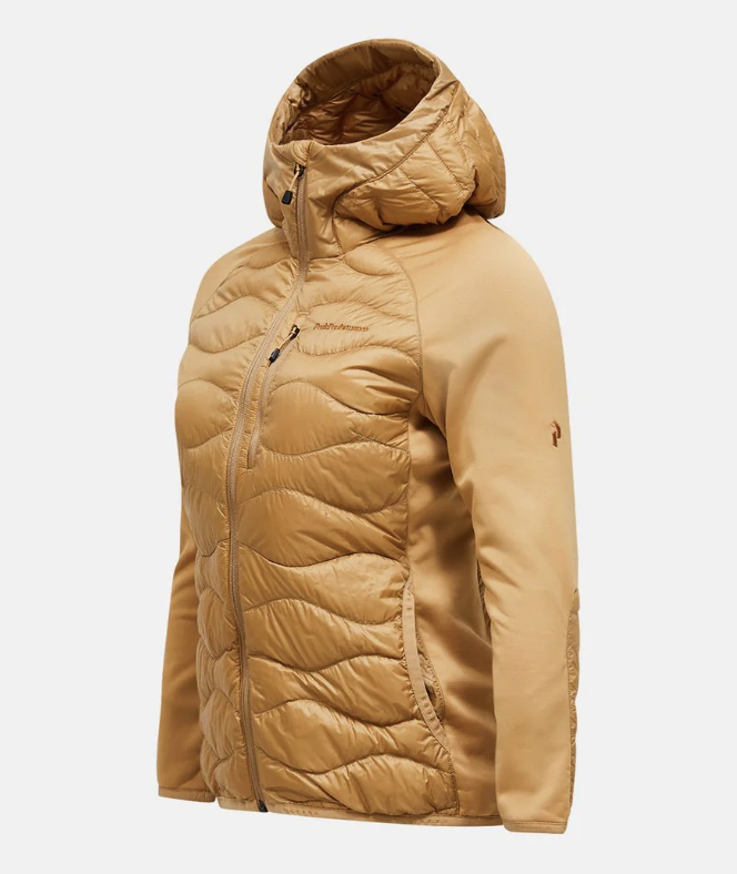 Peak Performance Damskia Bluza Helium Down Hybrid Hood Sierra Sand