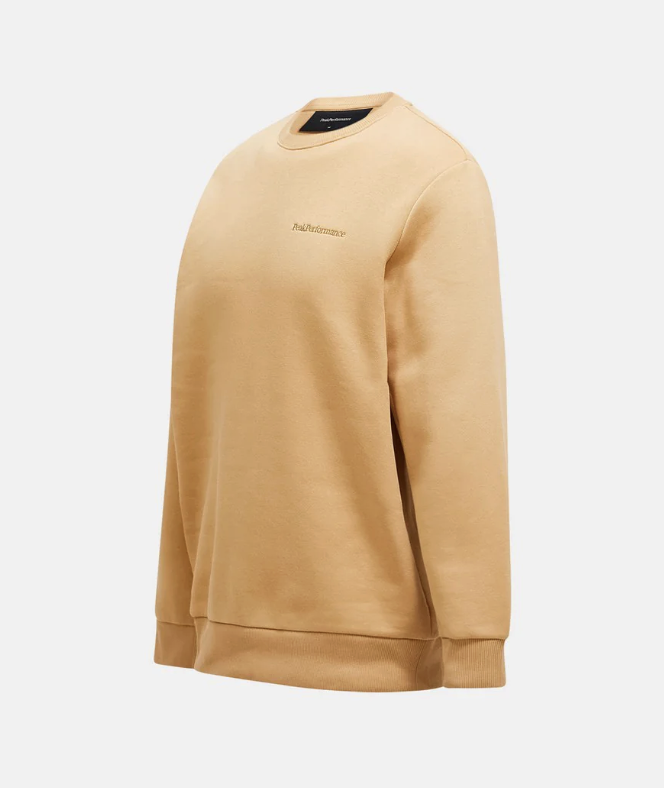 Peak Performance Meska Bluza Original Small Logo Sierra Sand