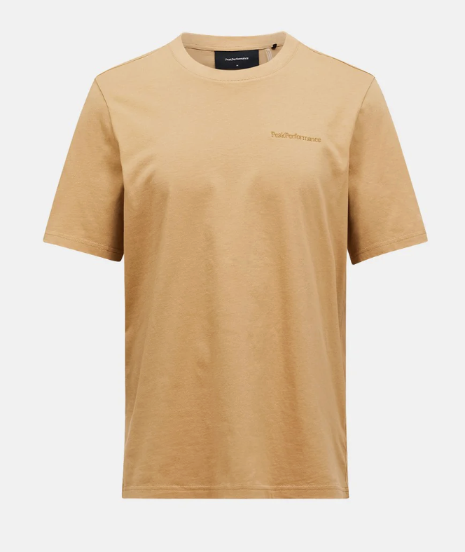 Peak Performance Meski T-Shirt Original Small Logo Sierra Sand
