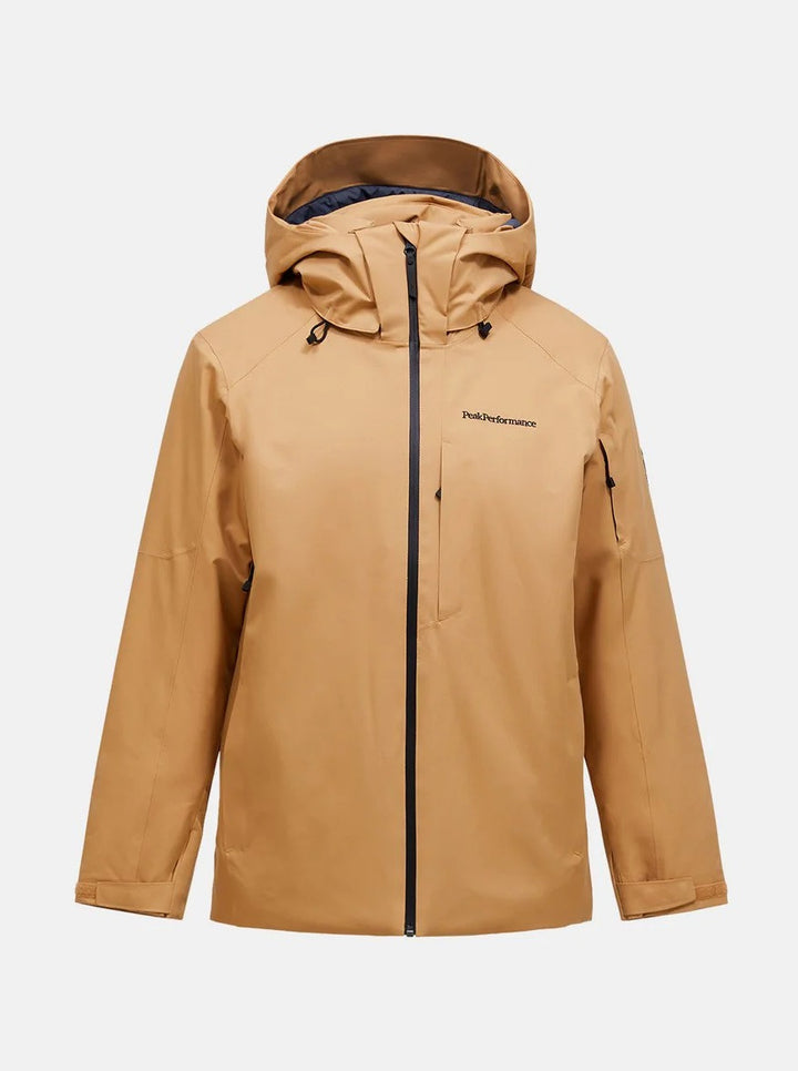 Peak Performance Meska Kurtka Maroon Insulated Sierra Sand