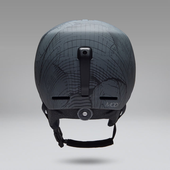 Oakley MOD1 Matte Graphic Grey - Juniorski kask snowboardowy