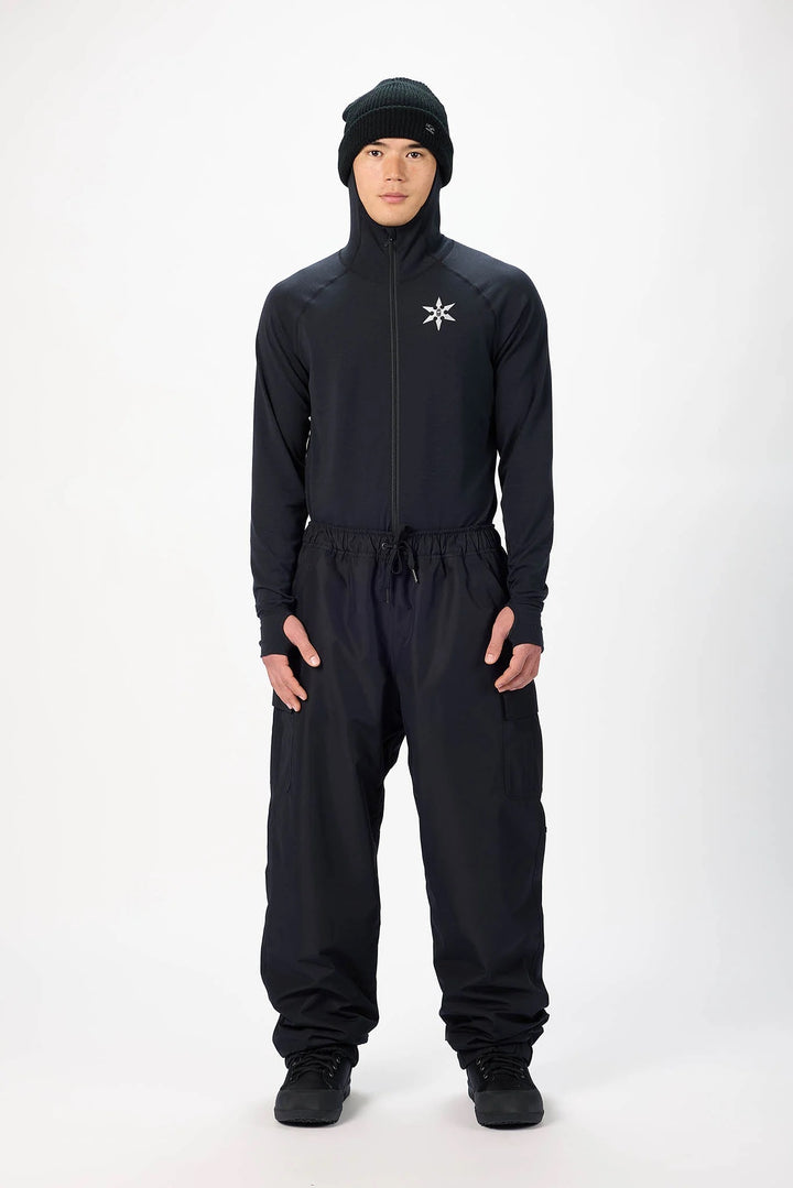Airblaster Access Cargo Pant Black - Męskie spodnie snowboardowe