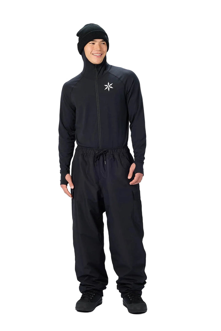 Airblaster Access Cargo Pant Black - Męskie spodnie snowboardowe