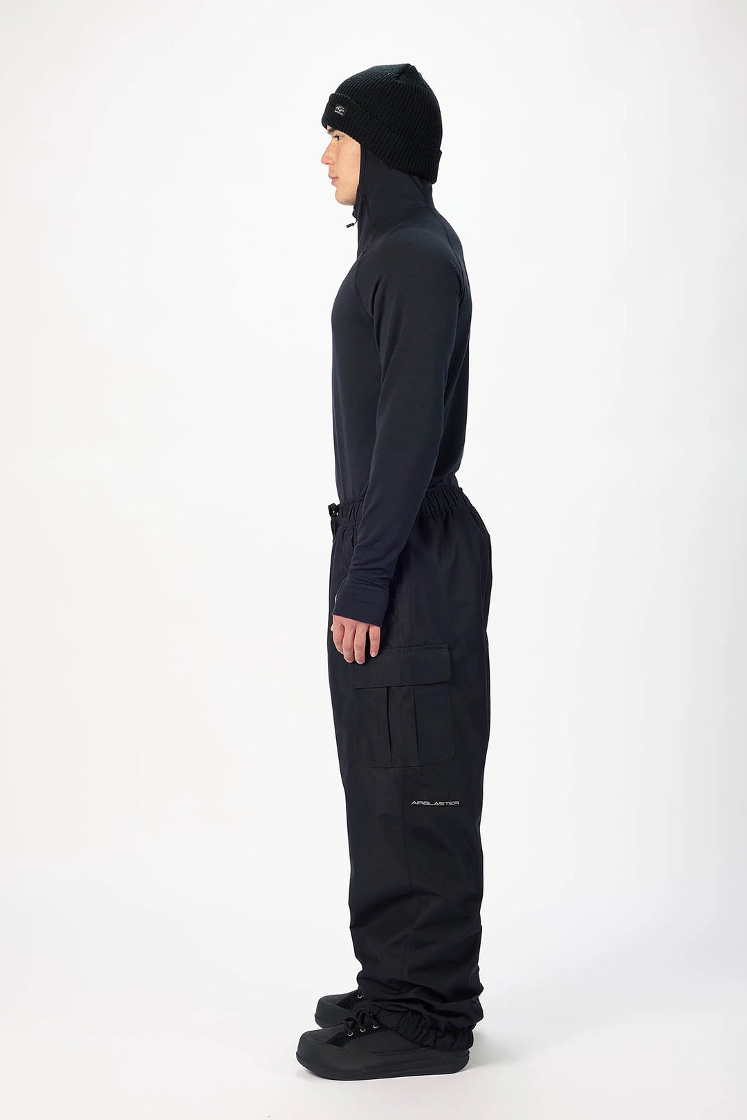 Airblaster Access Cargo Pant Black - Męskie spodnie snowboardowe