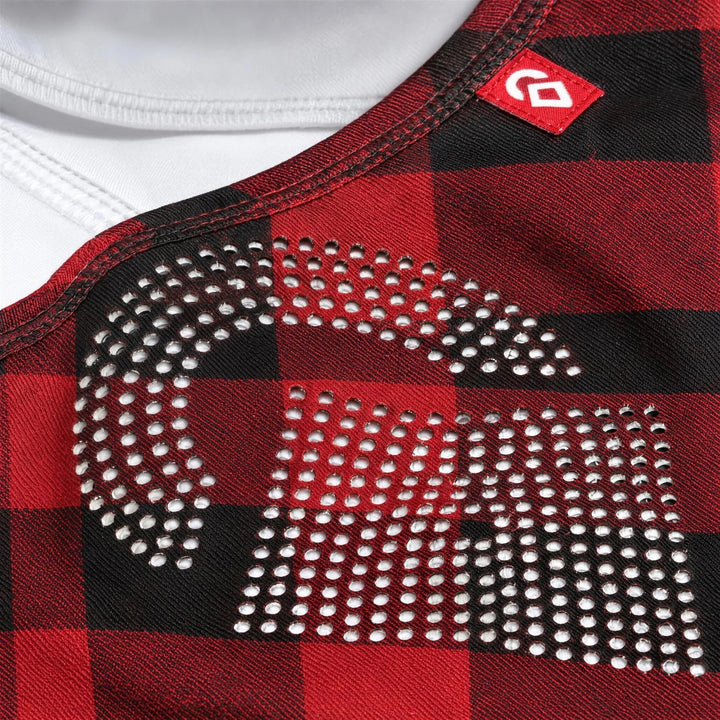 Airhole Full Hinge Red Buffalo - Uniseksowa Balaclava