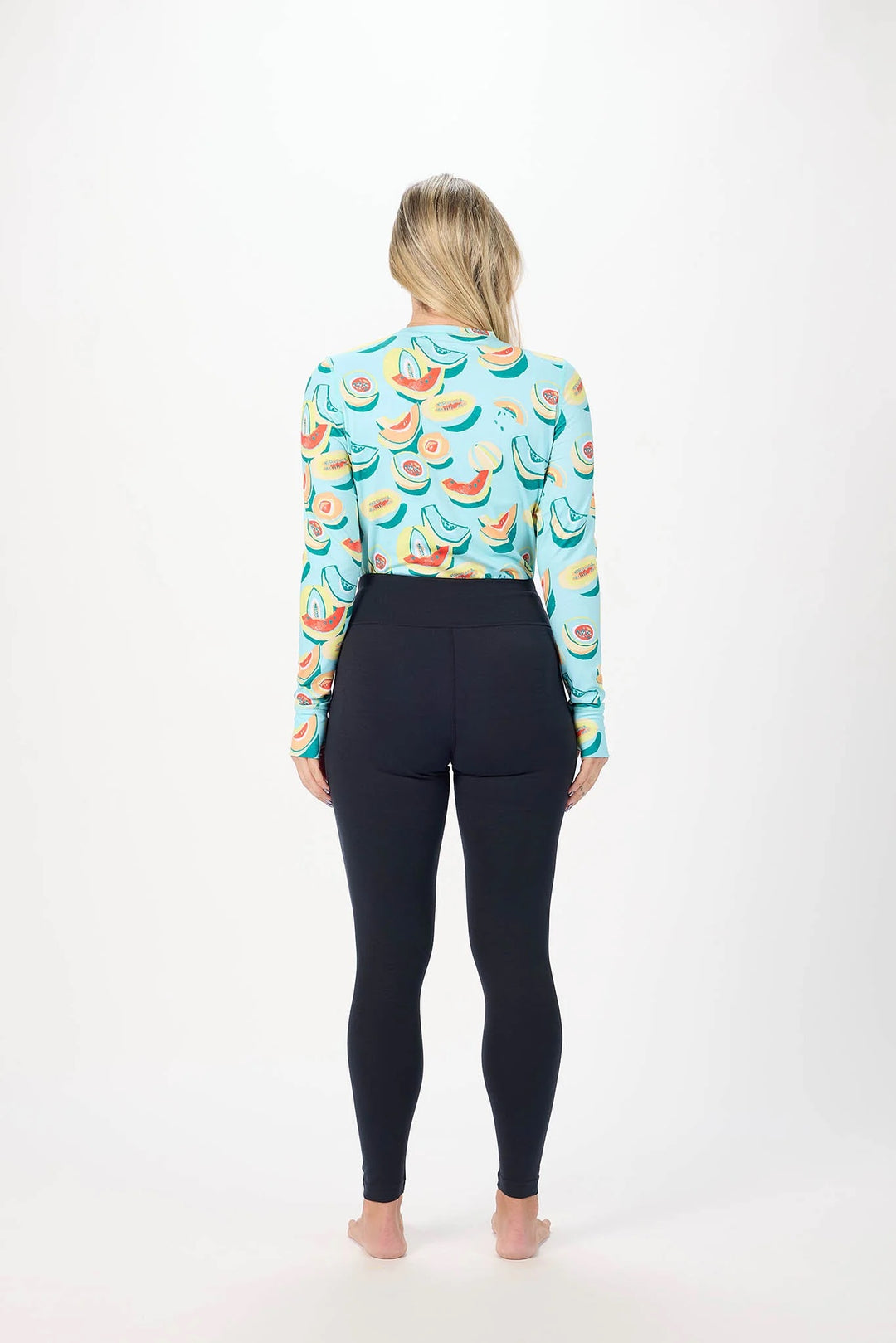 Airblaster Base Layer Bottom Black - Damskie spodnie termiczne