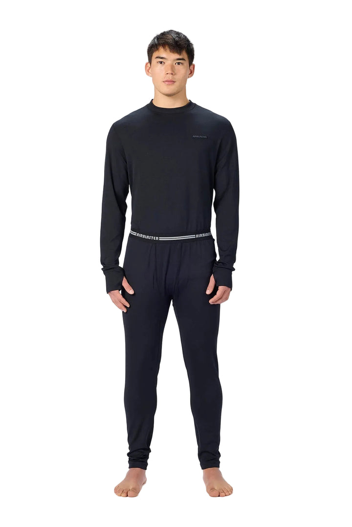 Airblaster Base Layer Bottom Black HQ - Męskie spodnie termiczne