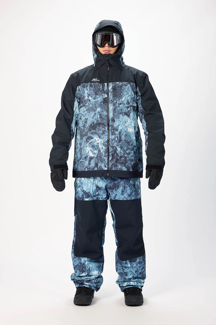 Airblaster Beast 2L Bode Black Ice - Męska kurtka snowboardowa