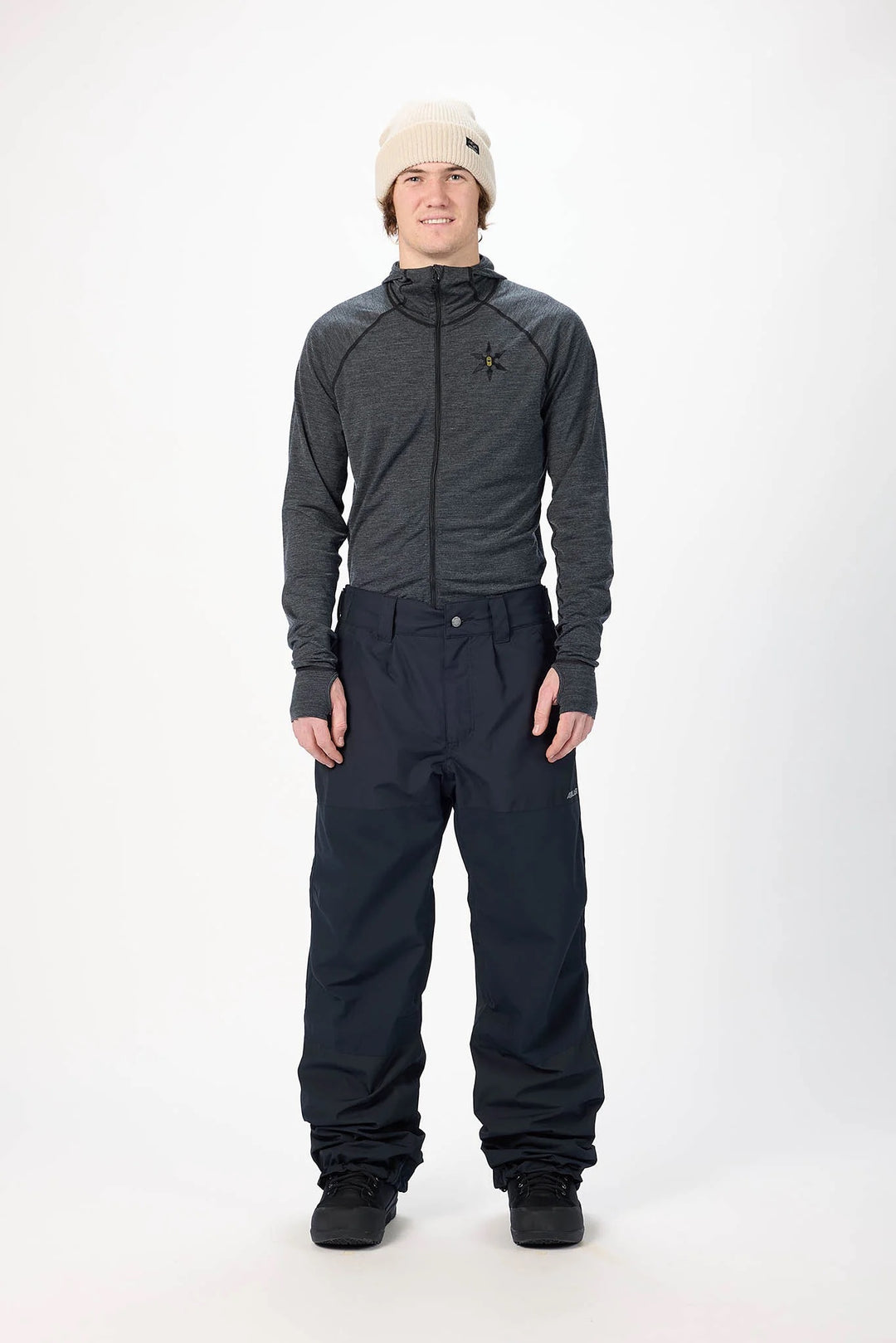 Airblaster Beast Pant Black - Męskie spodnie snowboardowe