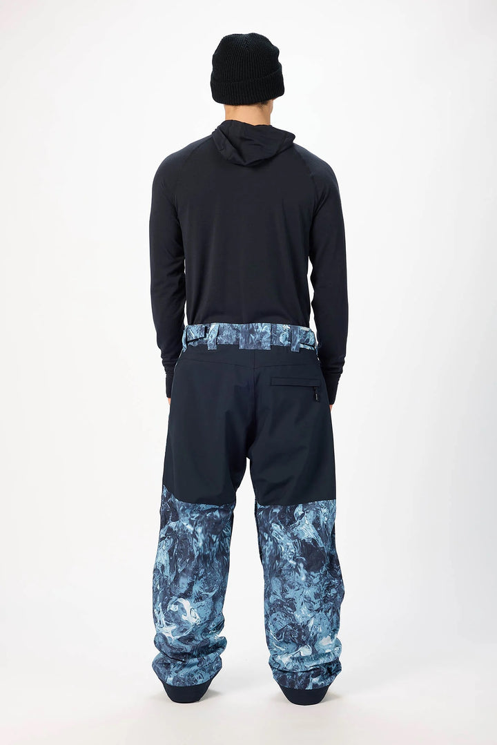 Airblaster Beast Pant Bode Black Ice - Męskie spodnie snowboardowe