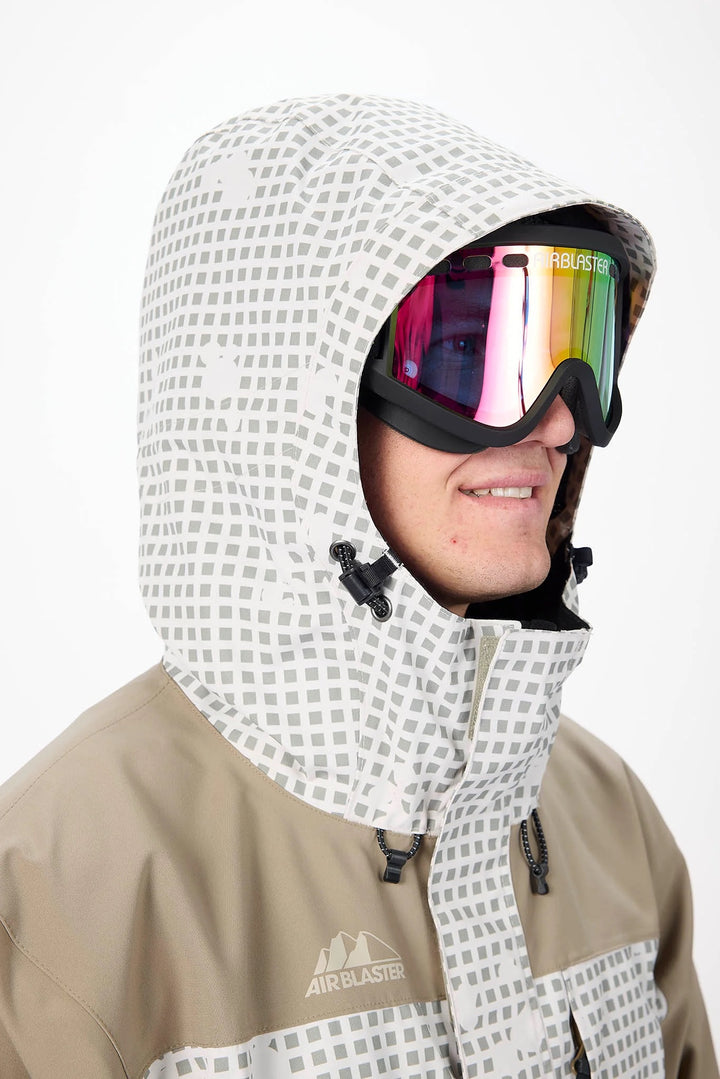 Airblaster Beast Suit Snow Grid - Męski kombinezon snowboardowy