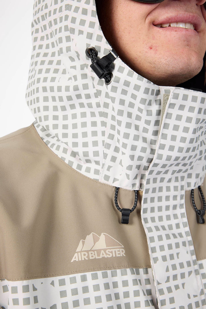 Airblaster Beast Suit Snow Grid - Męski kombinezon snowboardowy