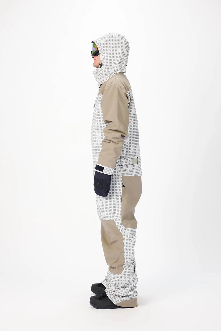 Airblaster Beast Suit Snow Grid - Męski kombinezon snowboardowy