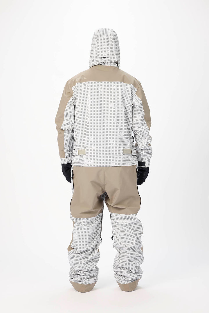 Airblaster Beast Suit Snow Grid - Męski kombinezon snowboardowy