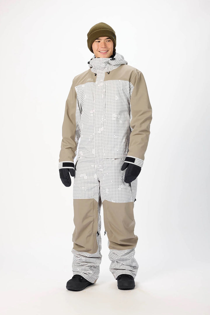 Airblaster Beast Suit Snow Grid - Męski kombinezon snowboardowy