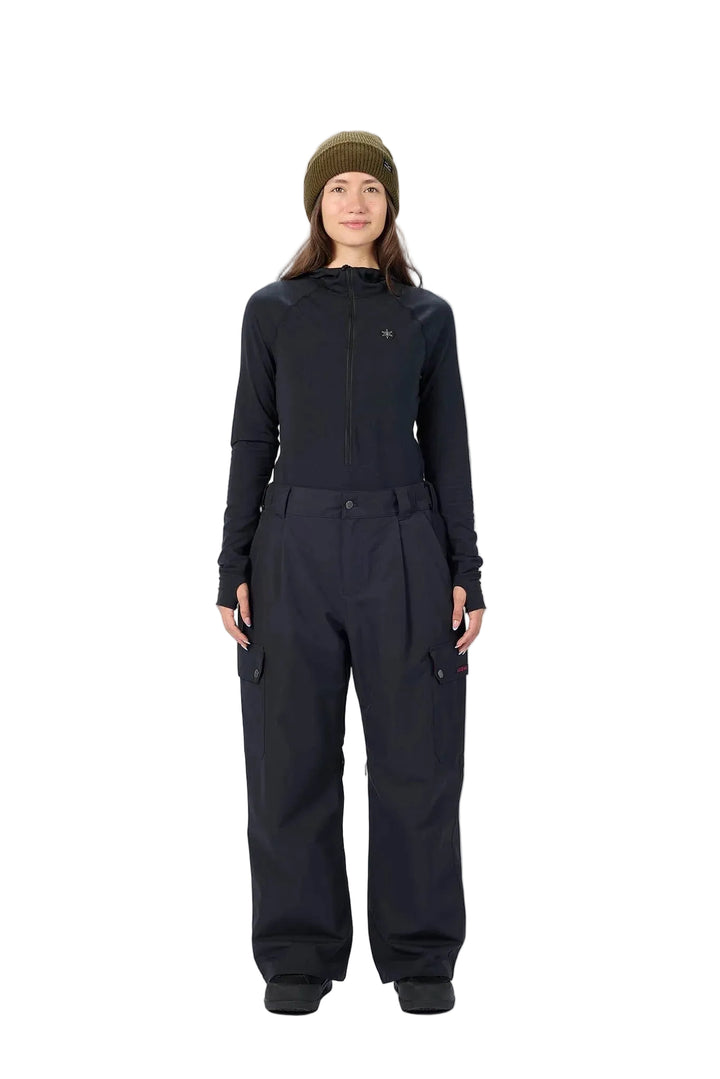 Airblaster Cypress Pant Insulated Nai Black - Damskie spodnie snowboardowe