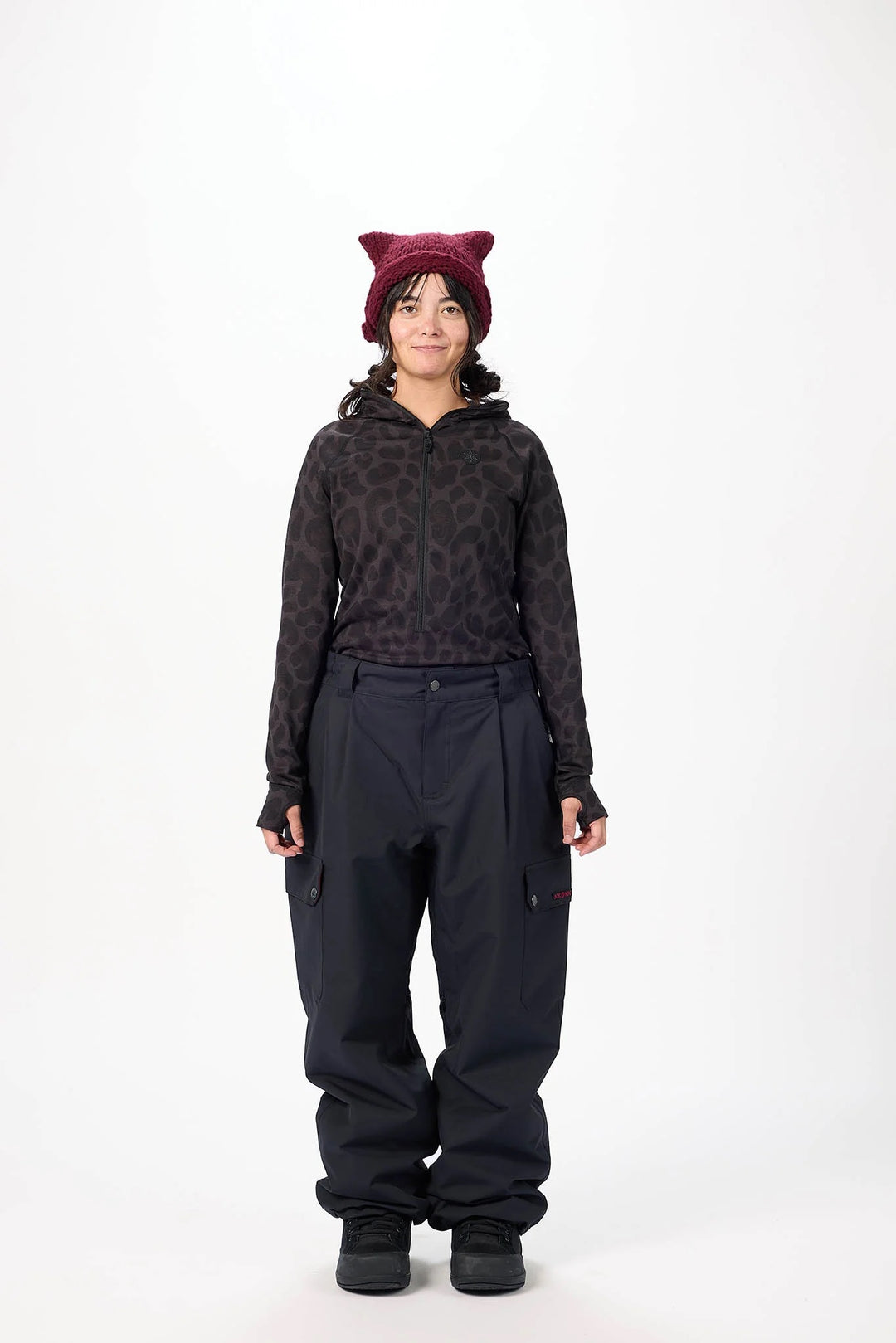 Airblaster Cypress Pant Insulated Nai Black - Damskie spodnie snowboardowe