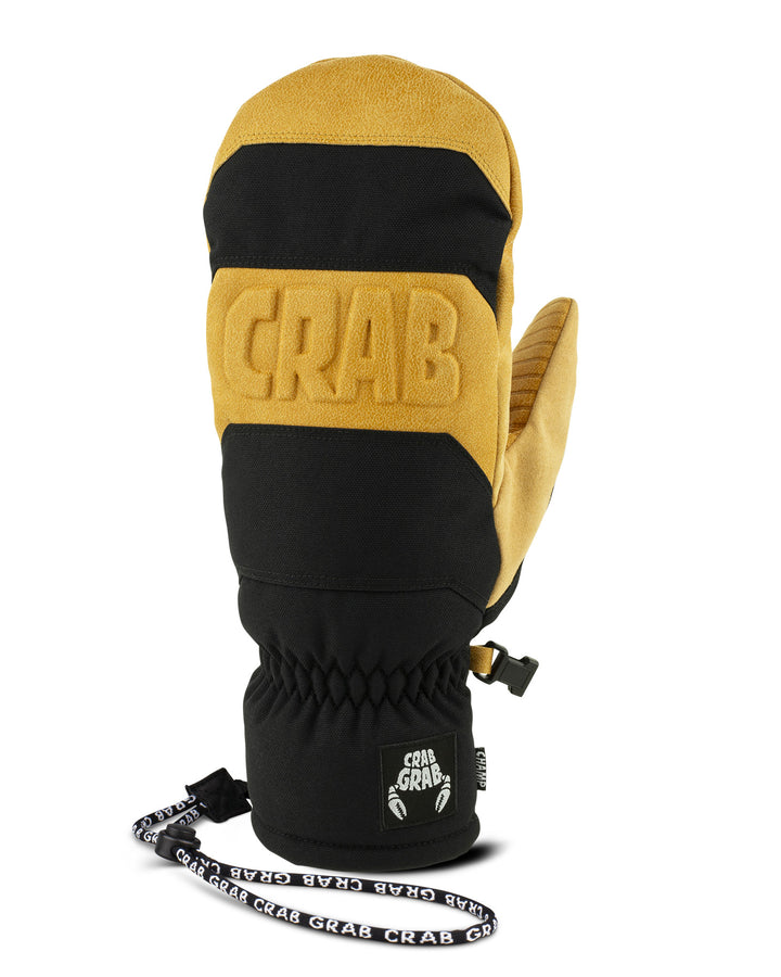 Crab Grab Champ Mitt Black And Tan - Rękawice snowboardowe