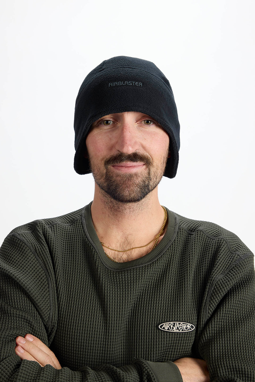 Airblaster Dropdown Fleece Hat Black - Czapka zimowa