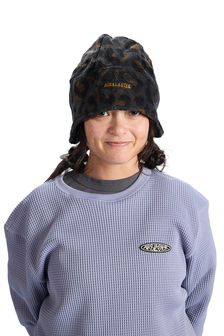 Airblaster Dropdown Fleece Hat Black Leopard - Czapka zimowa