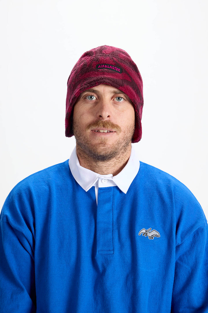Airblaster Dropdown Fleece Hat Plum Earth Life - Czapka zimowa