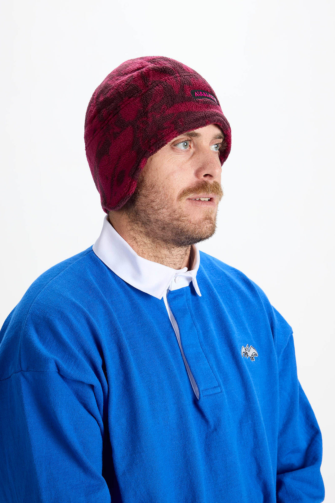 Airblaster Dropdown Fleece Hat Plum Earth Life - Czapka zimowa