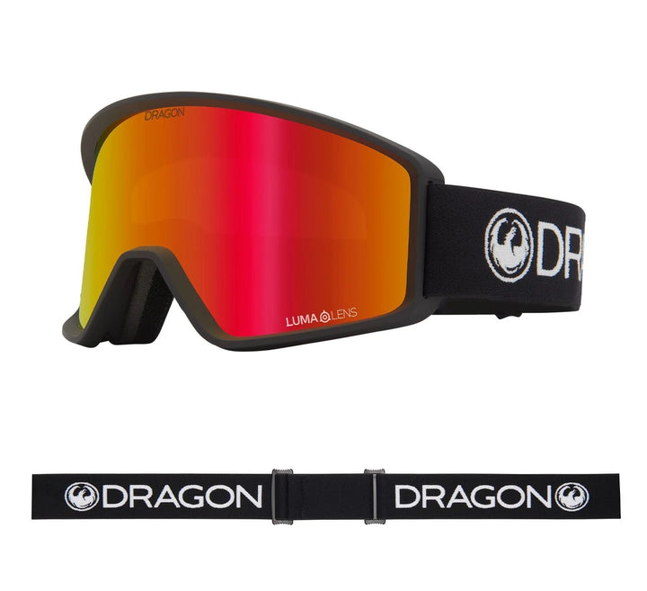 Dragon DXT OTG Black Lumalens Red Ion