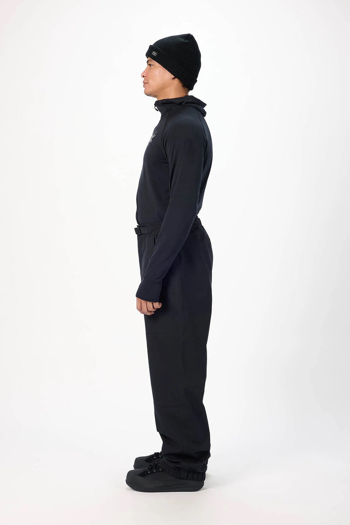 Airblaster Elastic Boss Pant Max Black Mustard - Męskie spodnie snowboardowe
