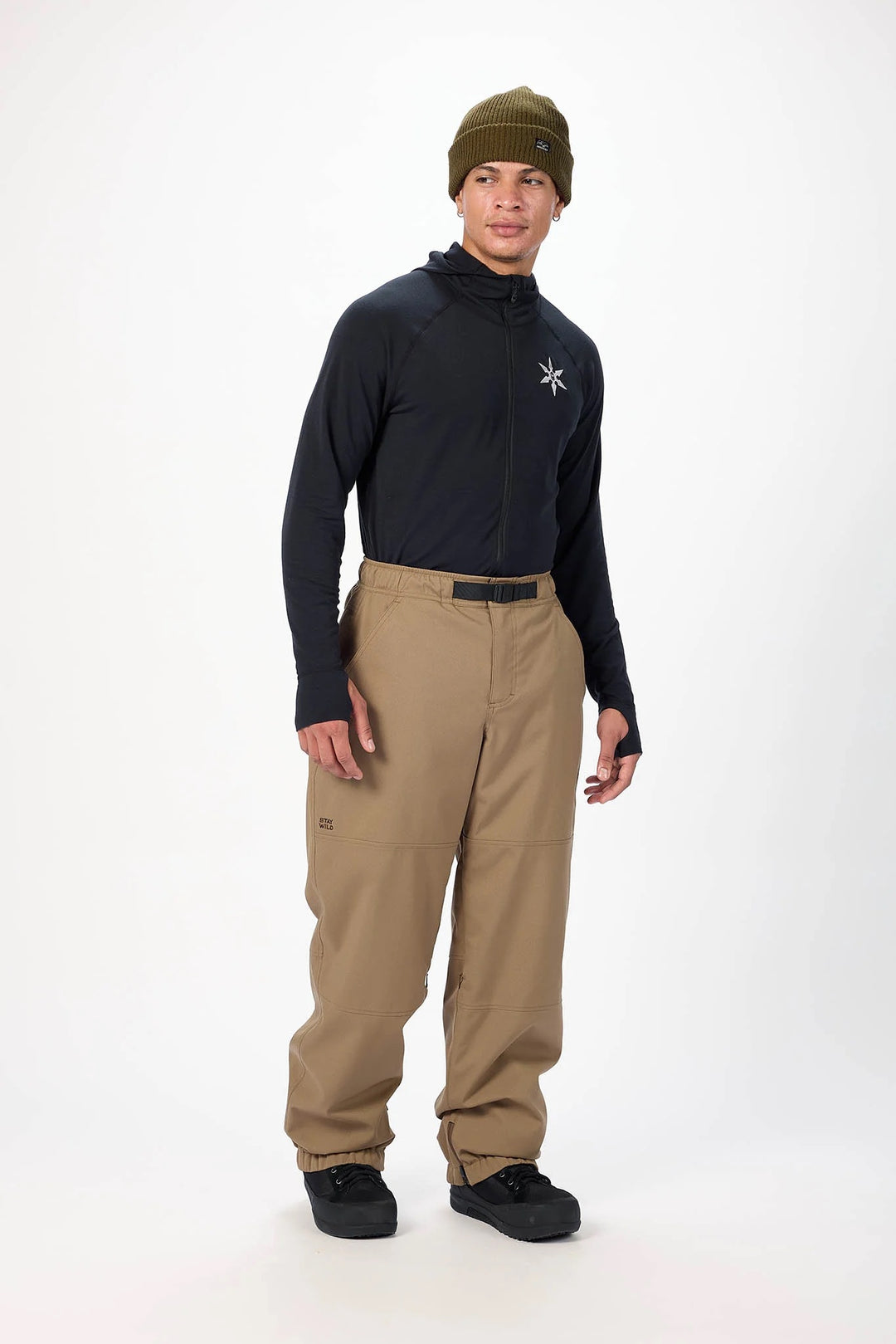 Airblaster Elastic Boss Pant Fossil - Męskie spodnie snowboardowe