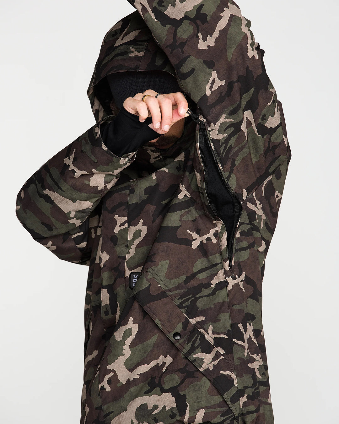 Volcom Double Ins Camoflauge - Kurtka snowboardowa