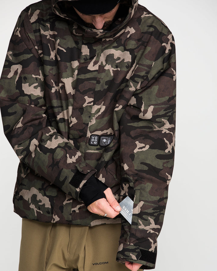Volcom Double Ins Camoflauge - Kurtka snowboardowa