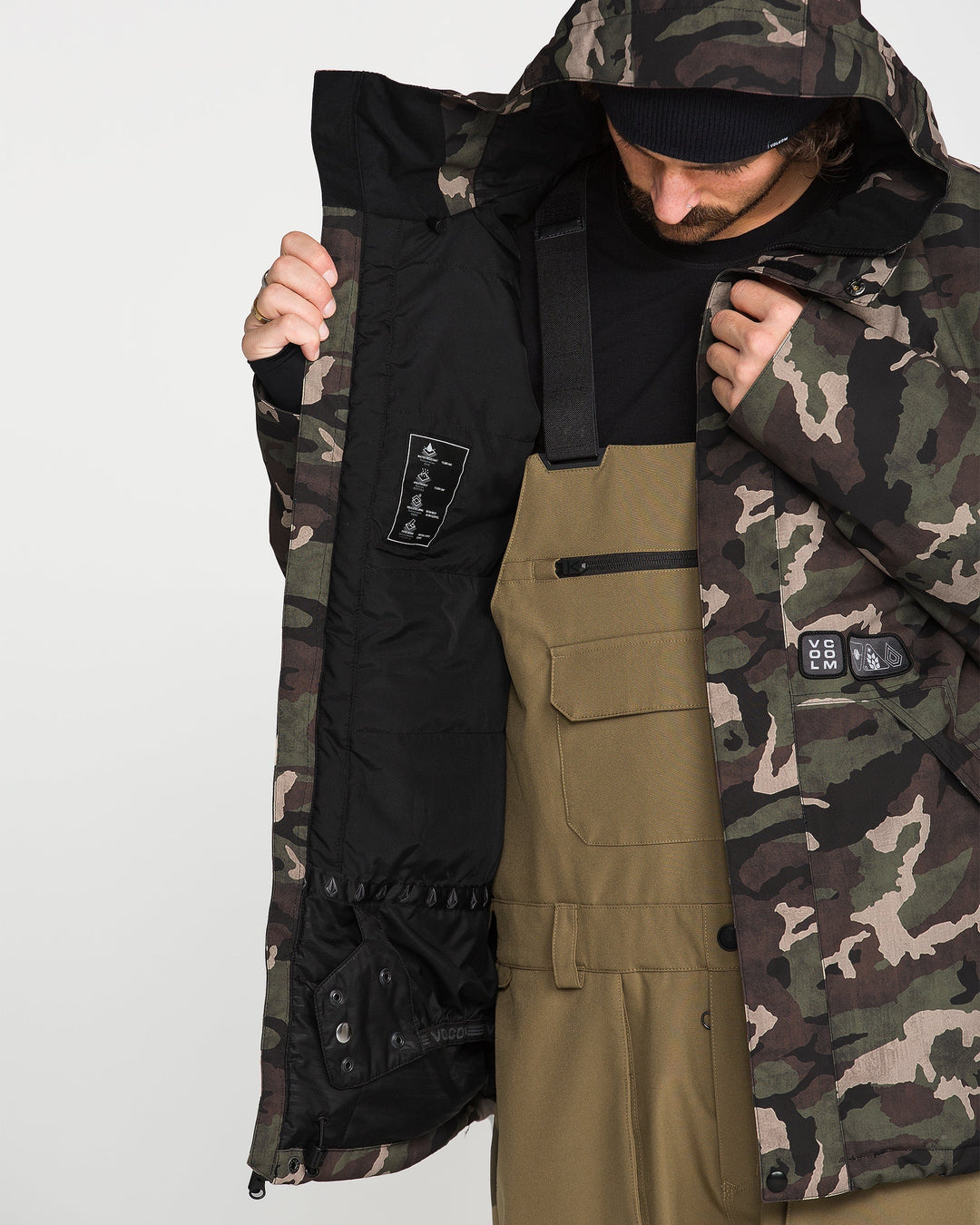 Volcom Double Ins Camoflauge - Kurtka snowboardowa