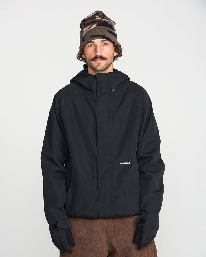 Volcom Collins Black - Kurtka snowboardowa