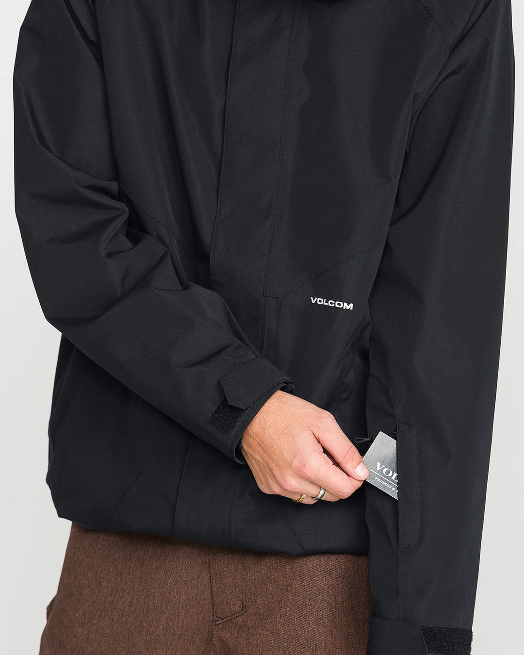 Volcom Collins Black - Kurtka snowboardowa