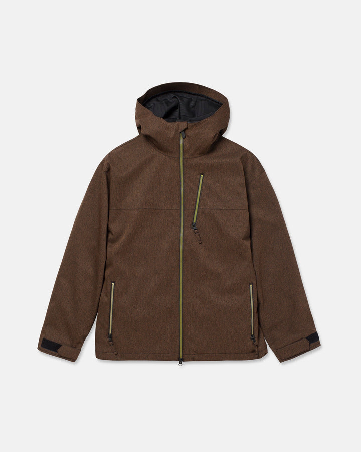 Volcom Top Stitch Brown Denim - Kurtka snowboardowa