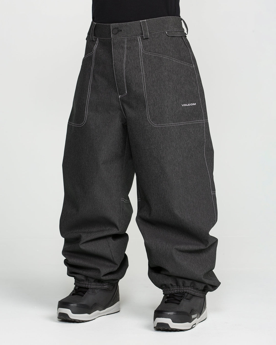 Volcom Lapper Black - Spodnie snowboardowe