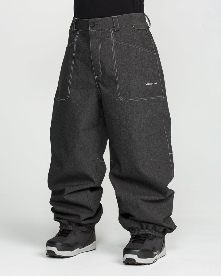 Volcom Lapper Black - Spodnie snowboardowe