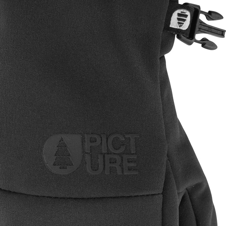 Picture Organic Mohui Black - Uniseksowe Rękawice Snowboardowe