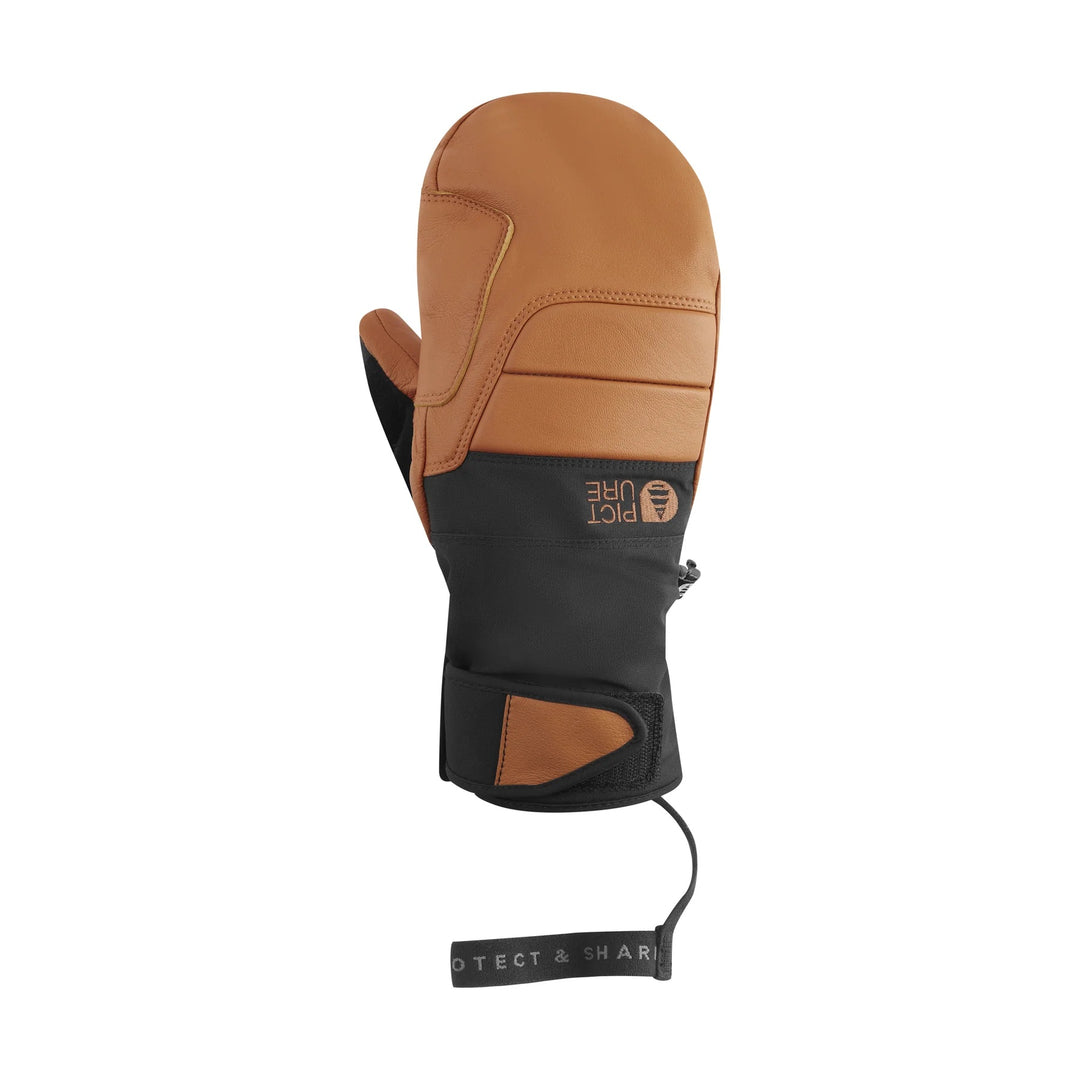 Picture Organic Ancon Mitts 20/20 Camel Coffee - Męskie Rękawice Snowboardowe