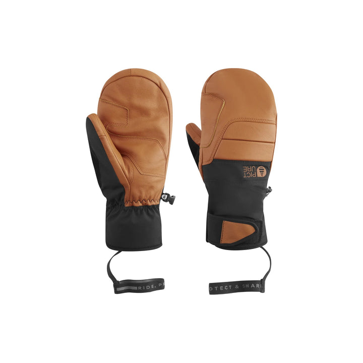 Picture Organic Ancon Mitts 20/20 Camel Coffee - Męskie Rękawice Snowboardowe