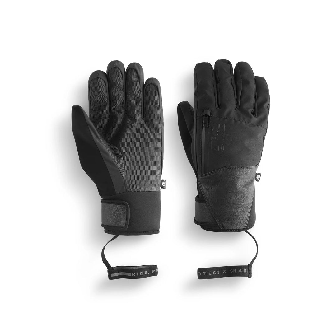 Picture Organic Madson 10/10 Black - Męskie Rękawice Snowboardowe