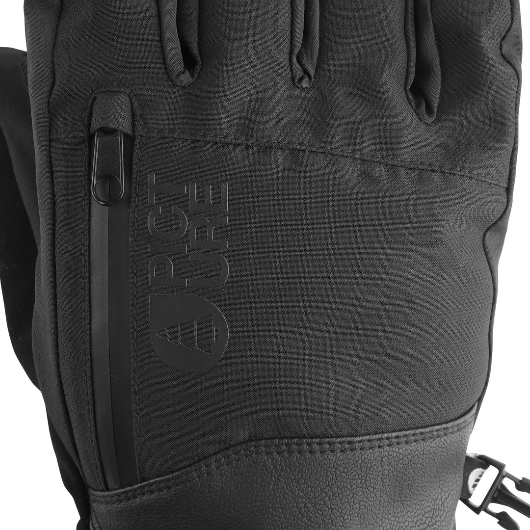 Picture Organic Madson 10/10 Black - Męskie Rękawice Snowboardowe