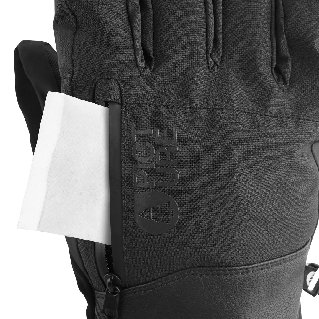 Picture Organic Madson 10/10 Black - Męskie Rękawice Snowboardowe